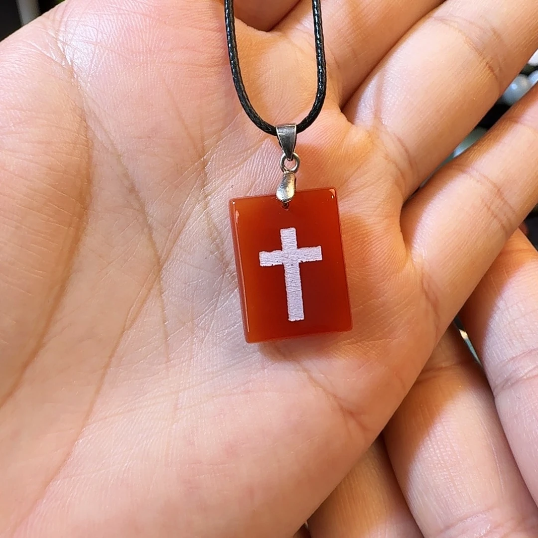 玛瑙/玉髓银S925镶嵌颈饰