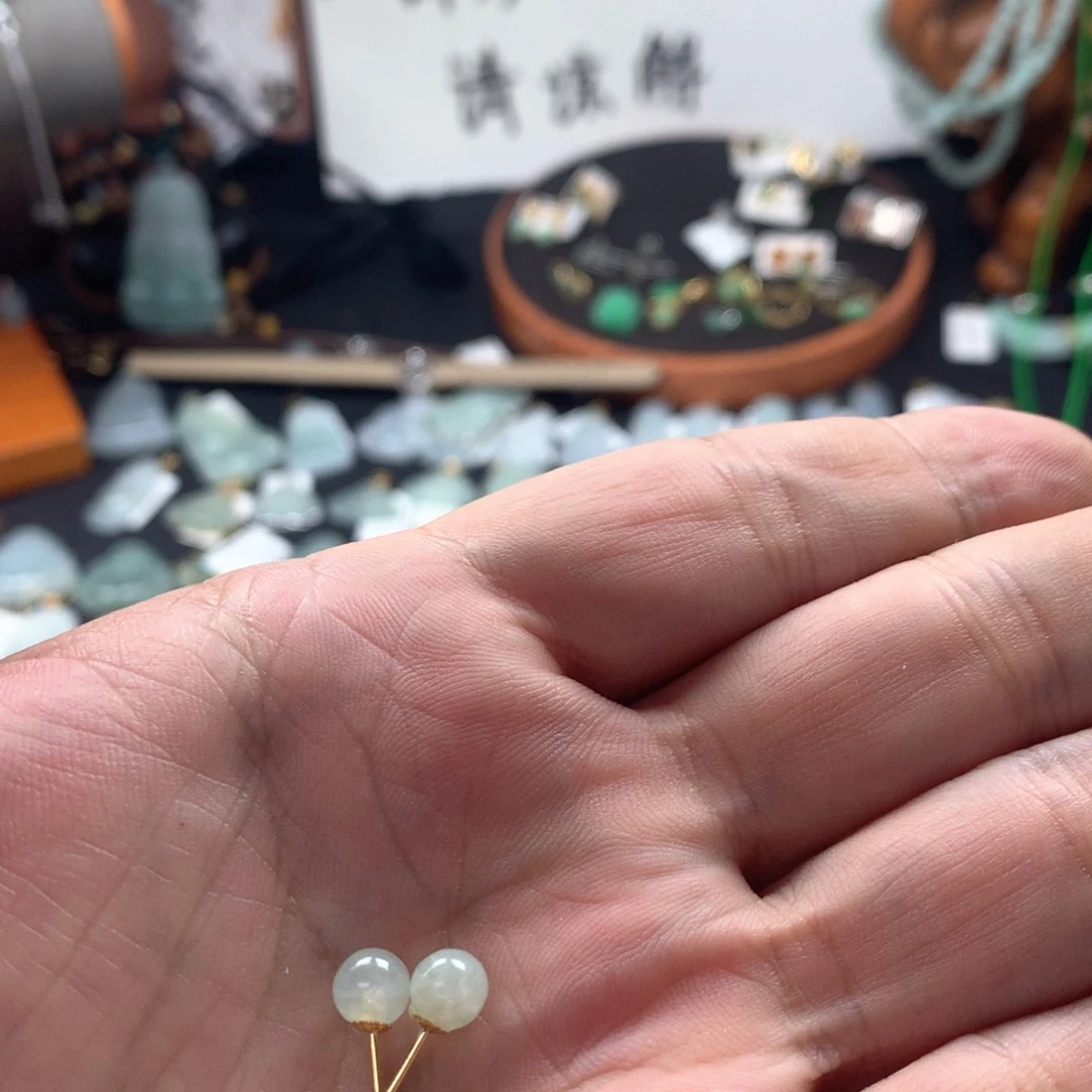 颈饰银S925镶嵌翡翠