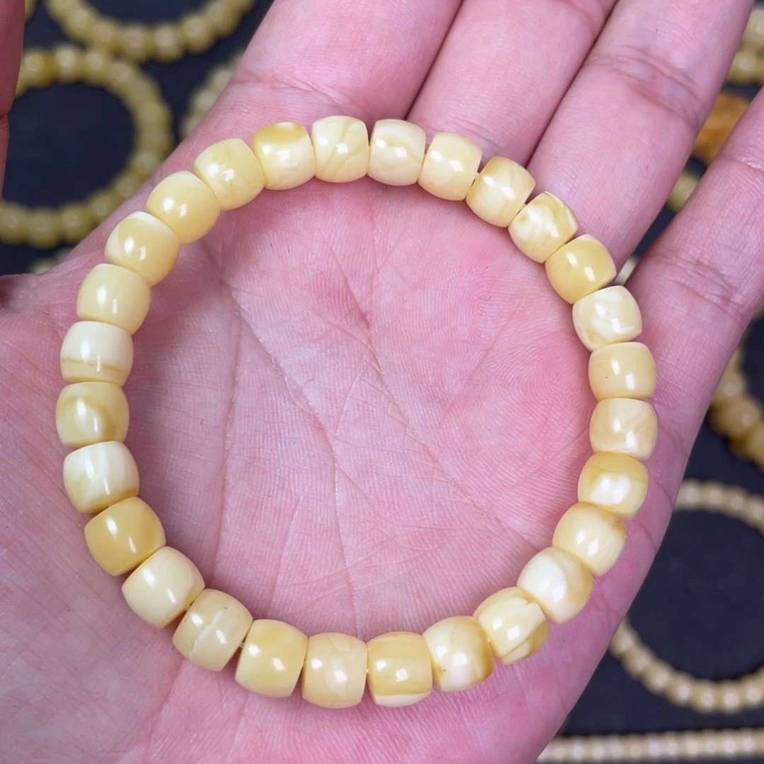 裸石蜜蜡未镶嵌蜜蜡手串8mm