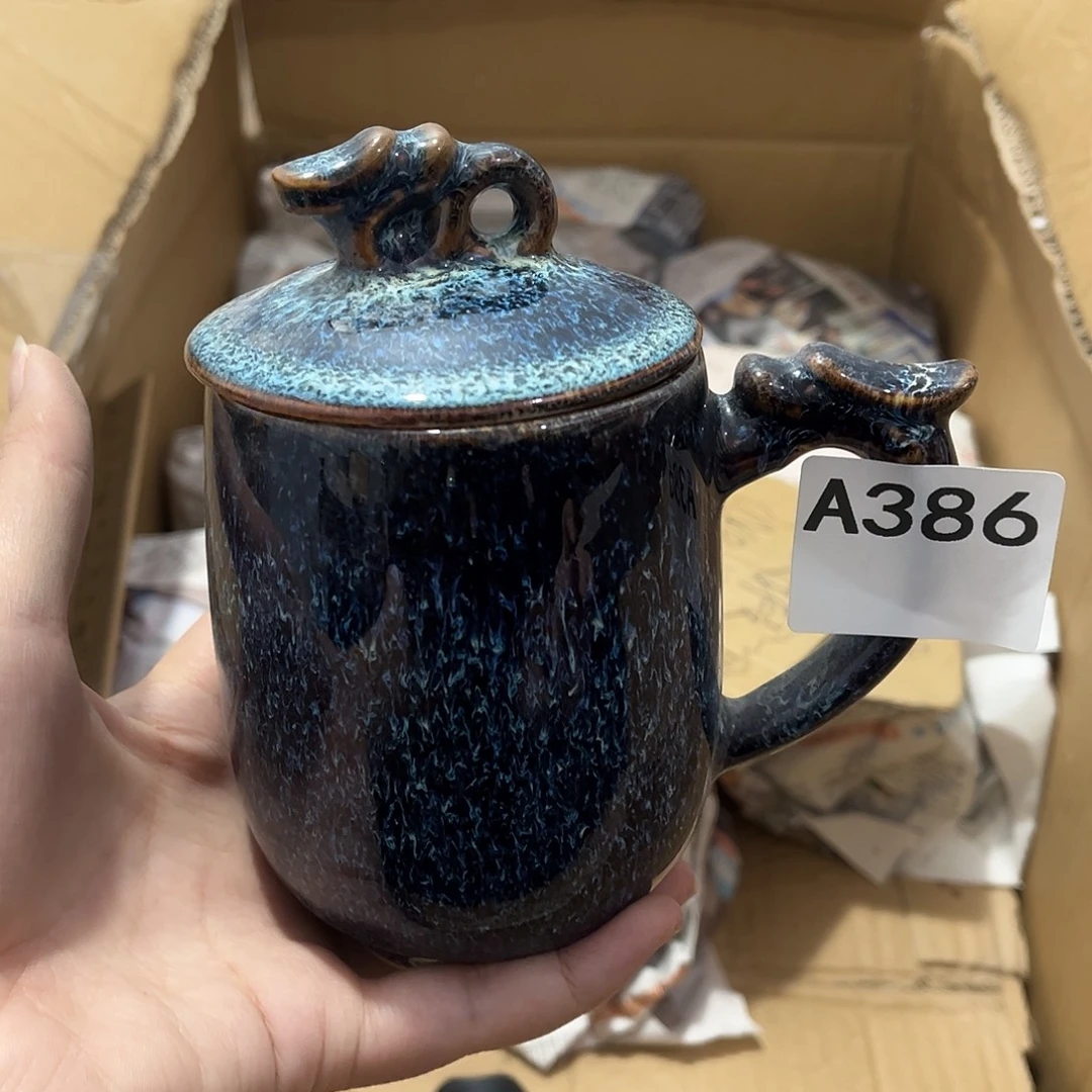 瓷片茶摆件工艺品摆件666