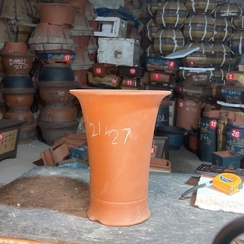 紫砂花盆兰花花盆一个