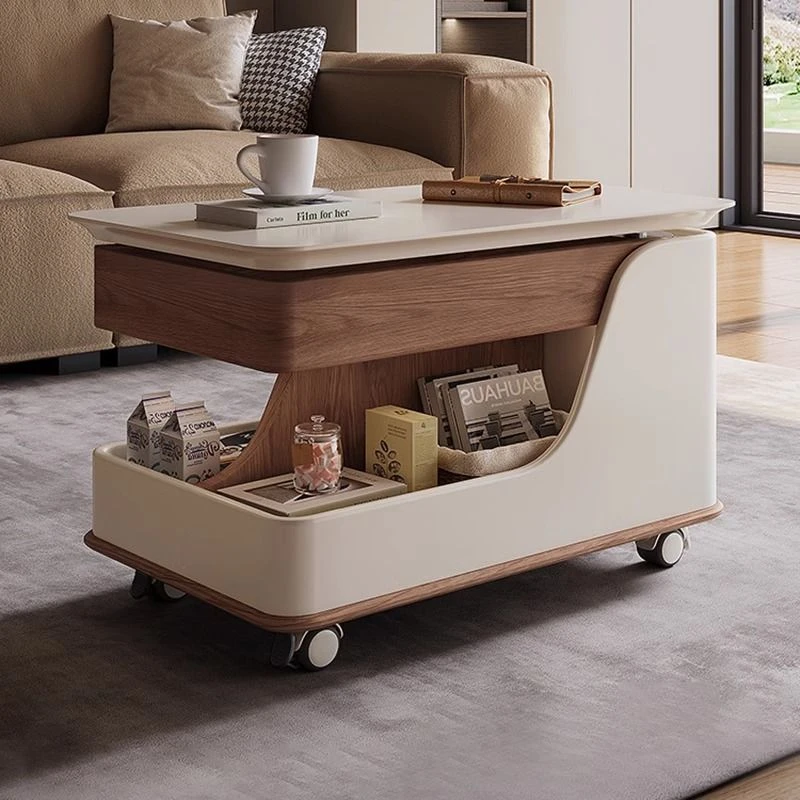 可移动茶几小推车边几多功能升降茶几小户型家用茶桌创意客厅边柜