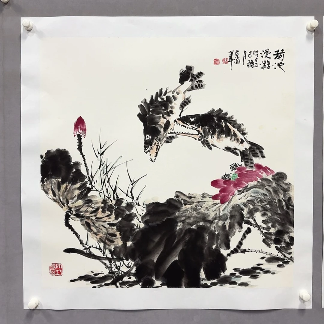 国画亲笔手绘放心去藏