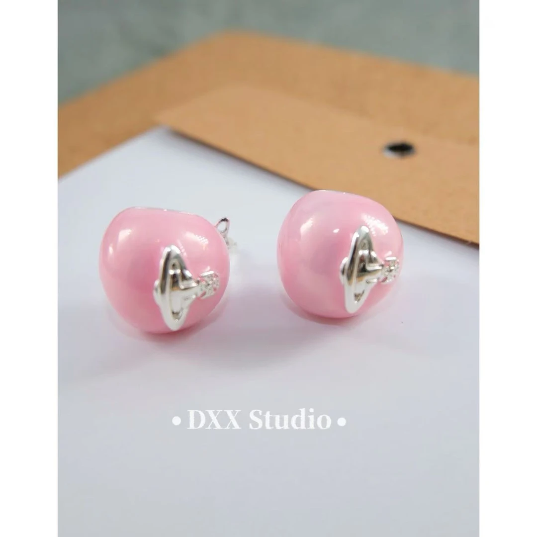 铜合金锆石耳饰 小众设时尚气质饰品百搭ins耳饰素款耳饰45241