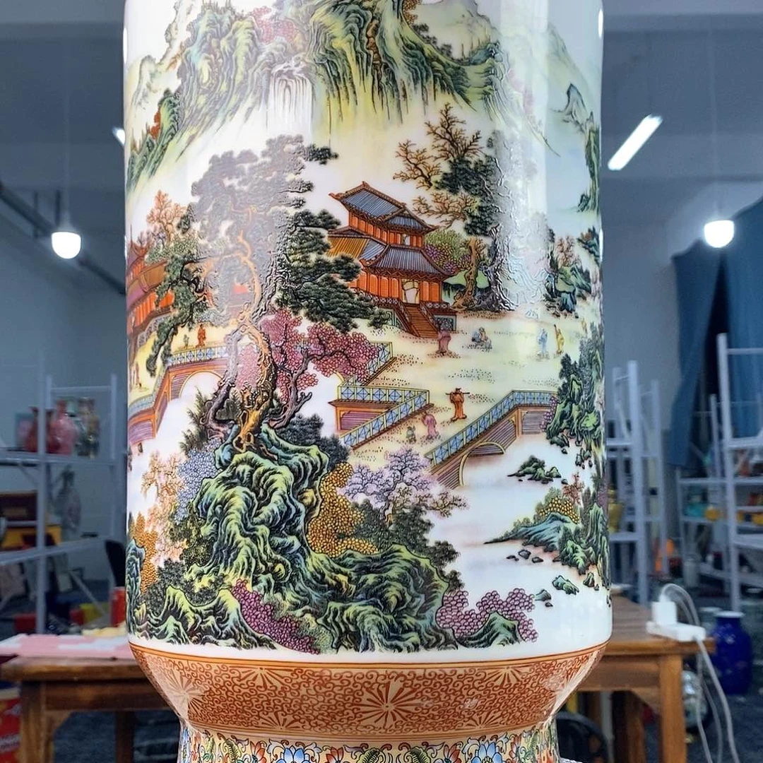 景德镇陶瓷花瓶摆件