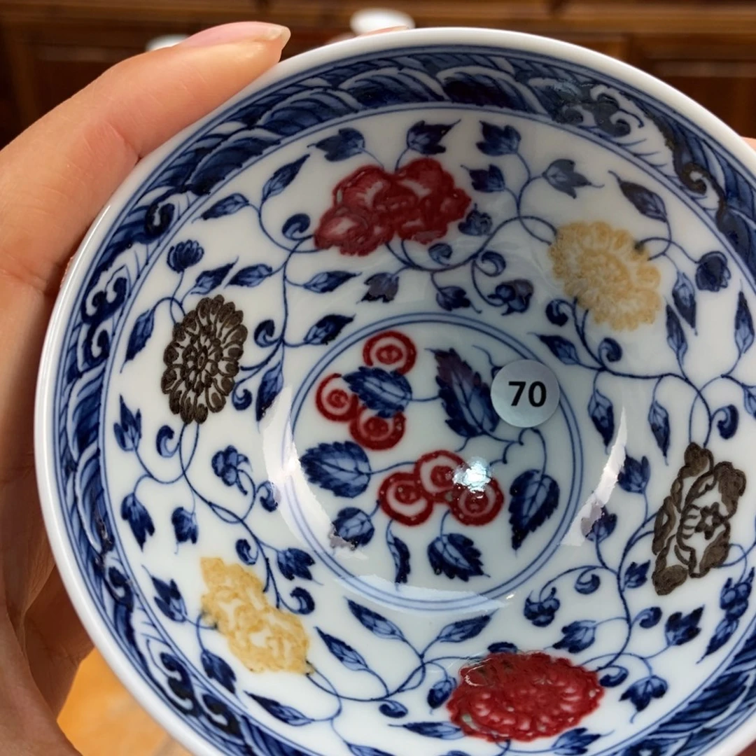 手绘现代茶具非古董