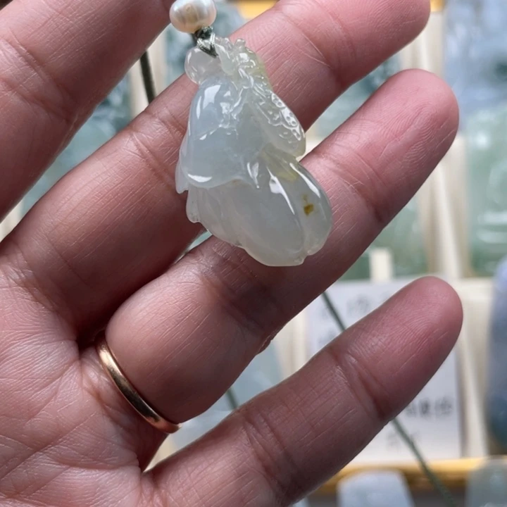 翡翠未镶嵌颈饰玉