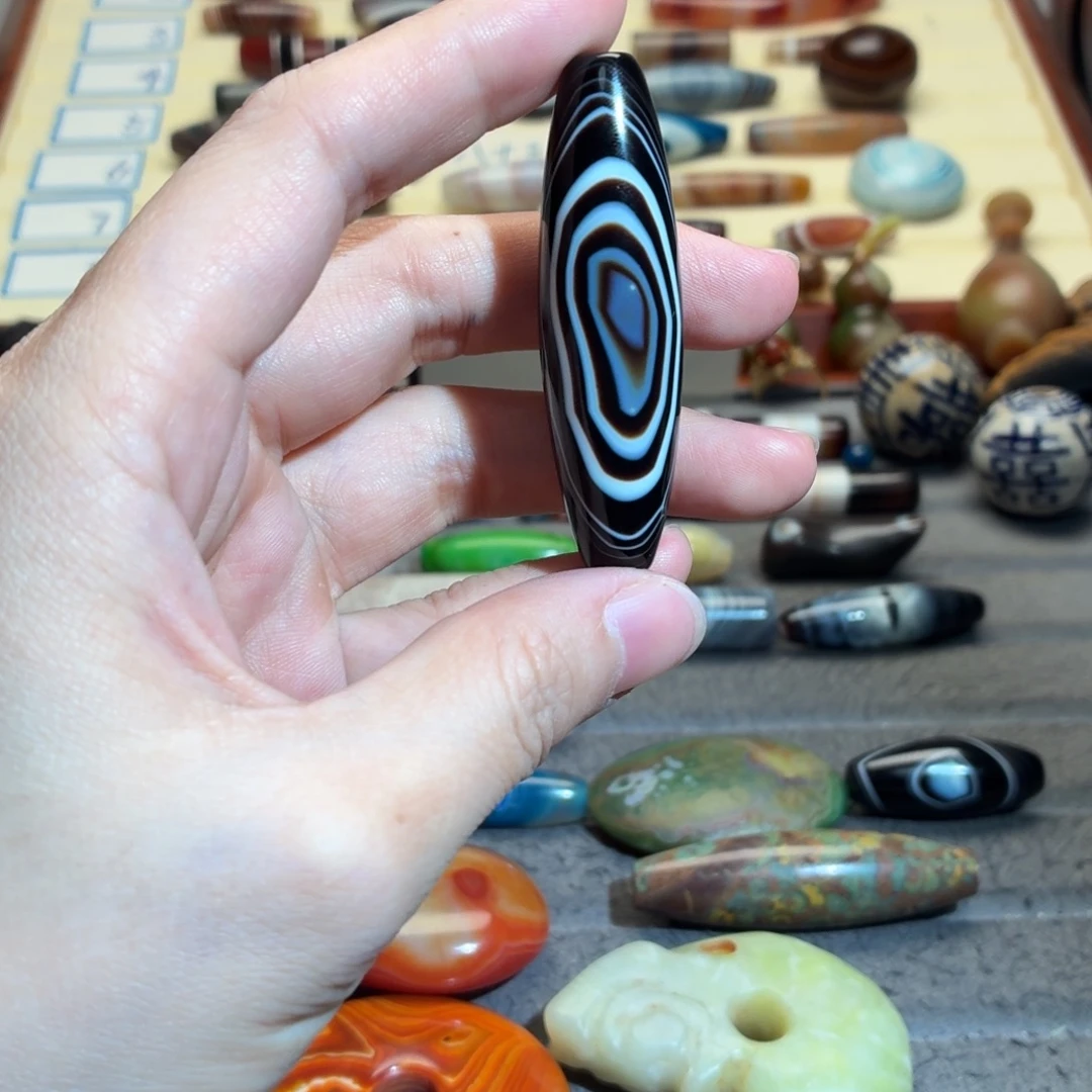 百***忌玛瑙/玉髓合金颈饰