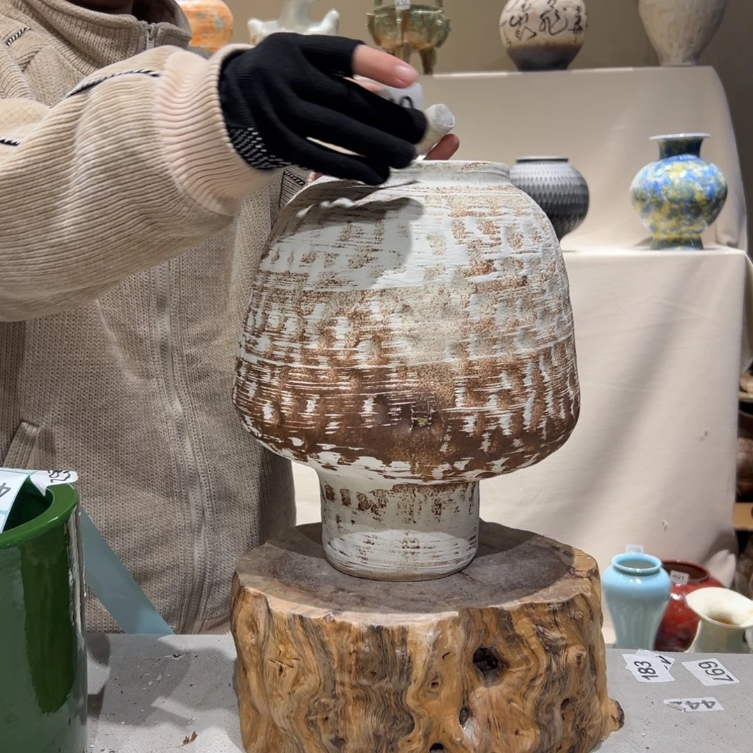 景德镇高温陶瓷440花瓶摆件花瓶摆件花瓶