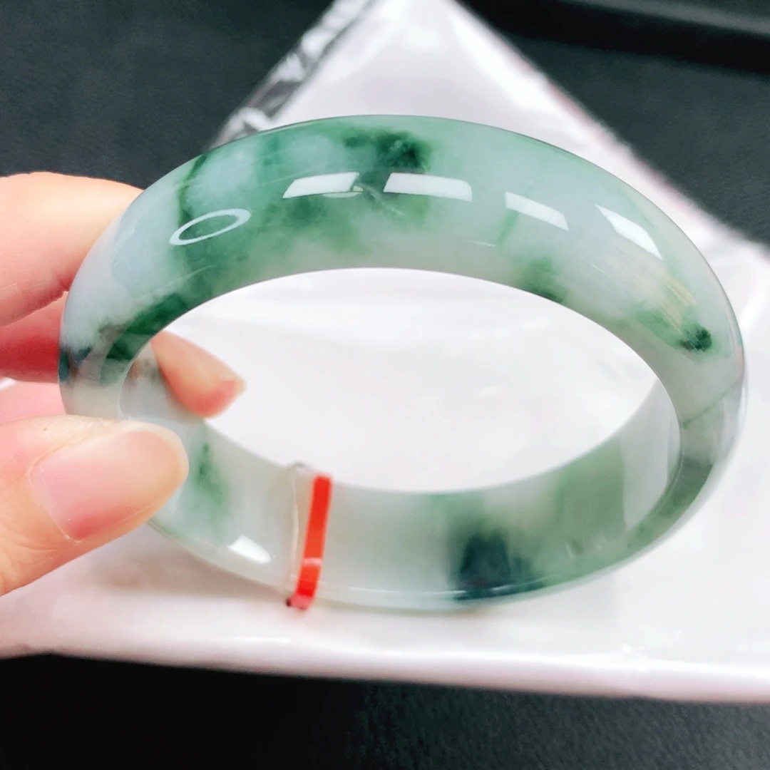 翡翠未镶嵌手镯59圈