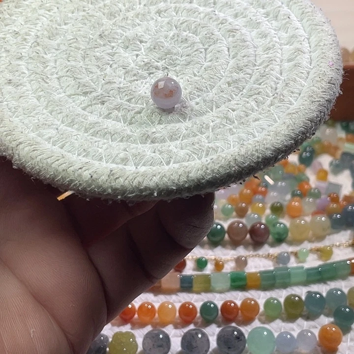 翡翠散珠未镶嵌定制翡翠卡8.6