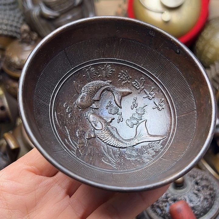 铜器摆件老王直播间