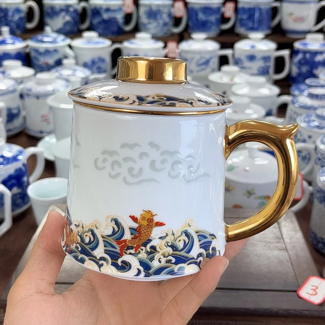 摆件景德镇陶瓷马克杯