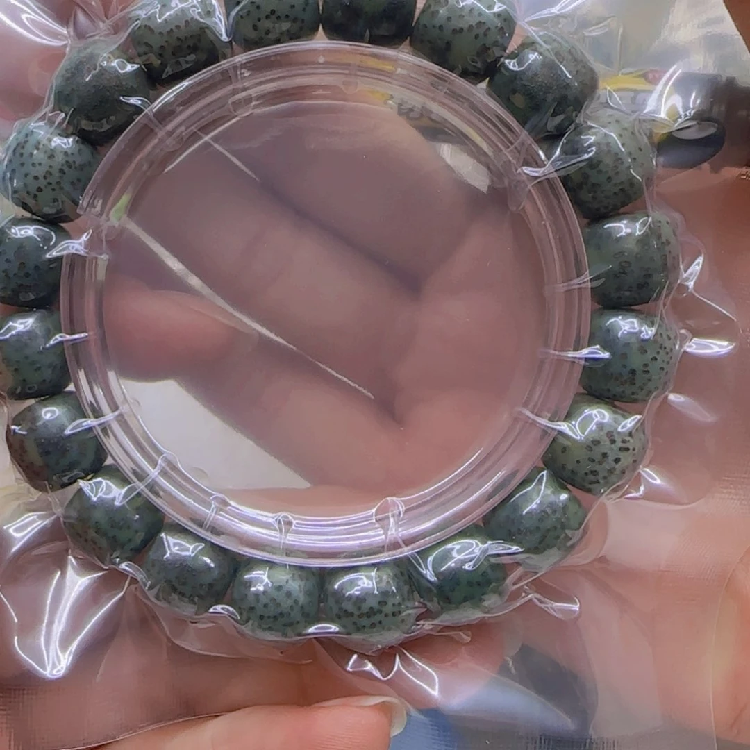 星月菩提手串71高端绿星月菩提1.2桶单圈