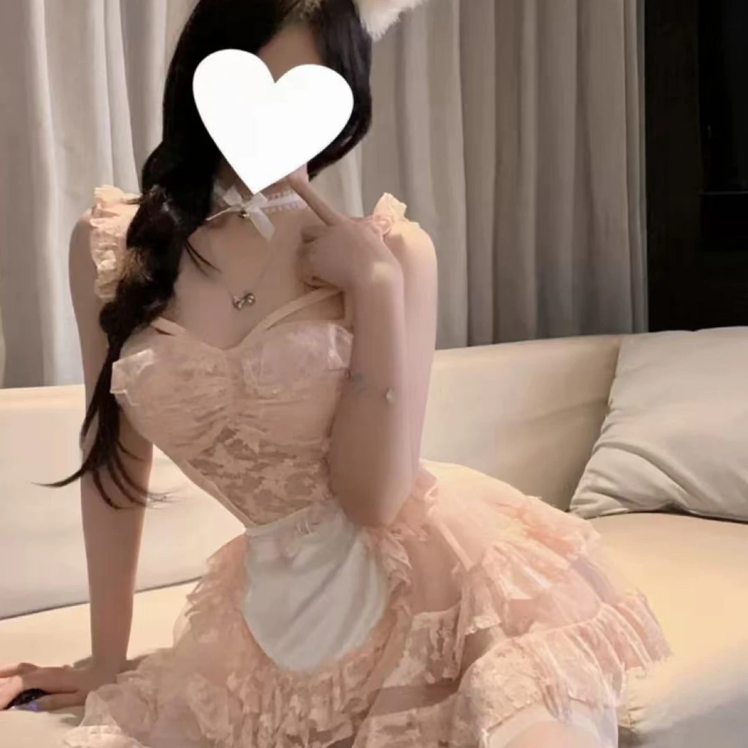 【LunaAmore】仙女纯欲！ 可爱蕾丝花边纯欲氛围感裙