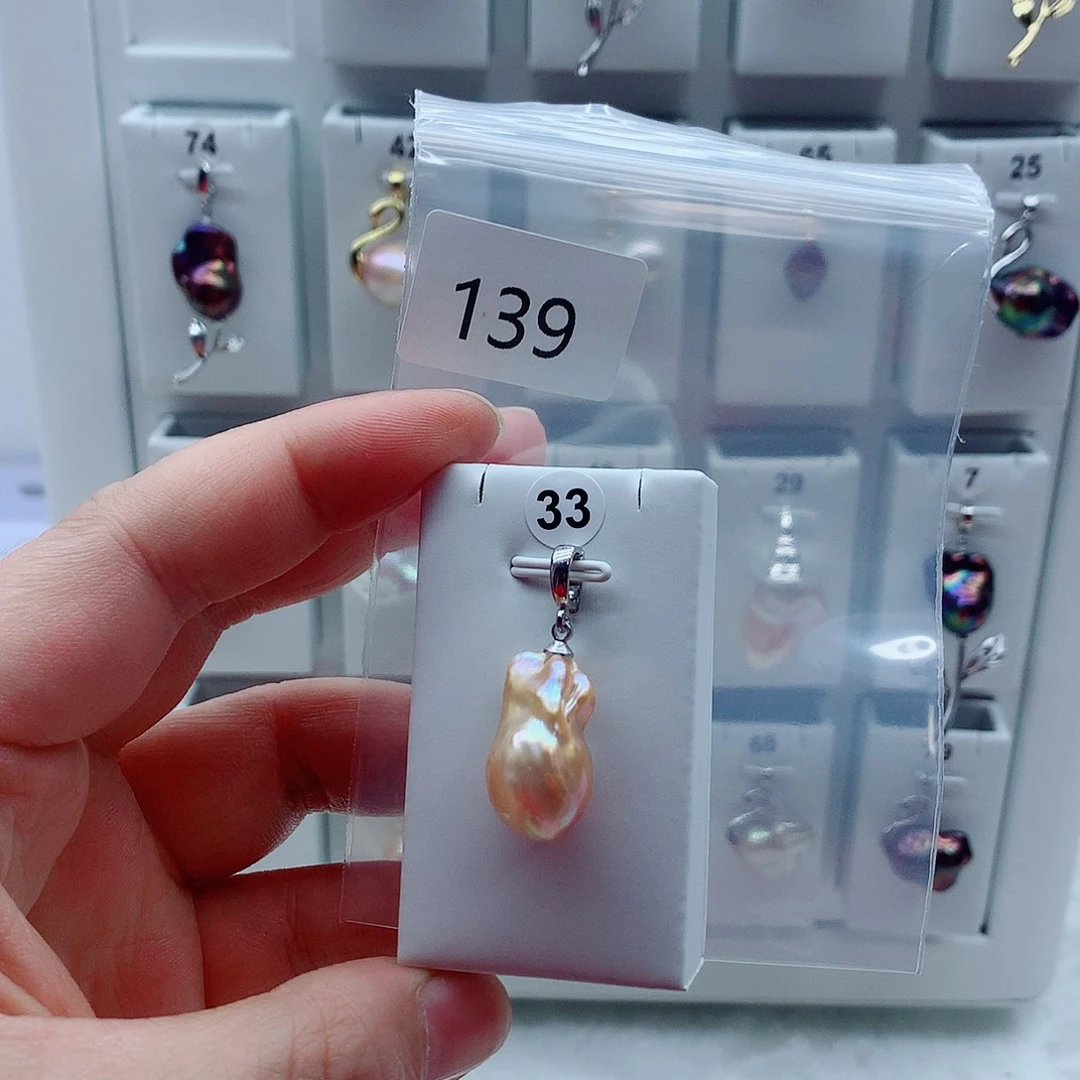 吊坠(不含链)合金淡水珍珠