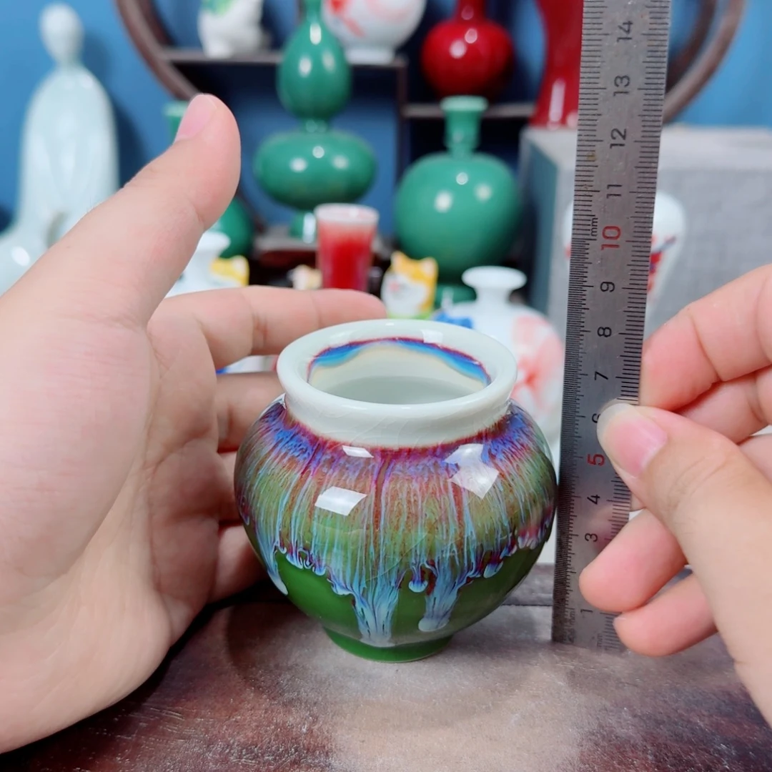 陶瓷手工小花器摆件