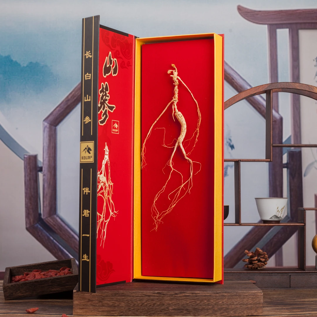 森成堂正宗长白山13-15年生晒林下参滋补煲汤调味泡酒泡人参茶