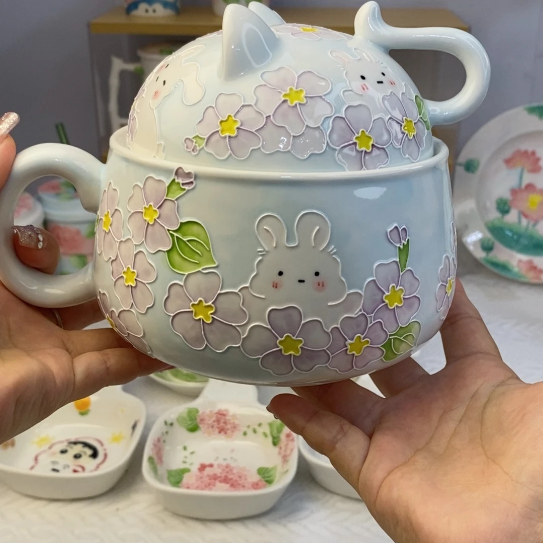 手绘手工制作陶瓷178瑕疵星*