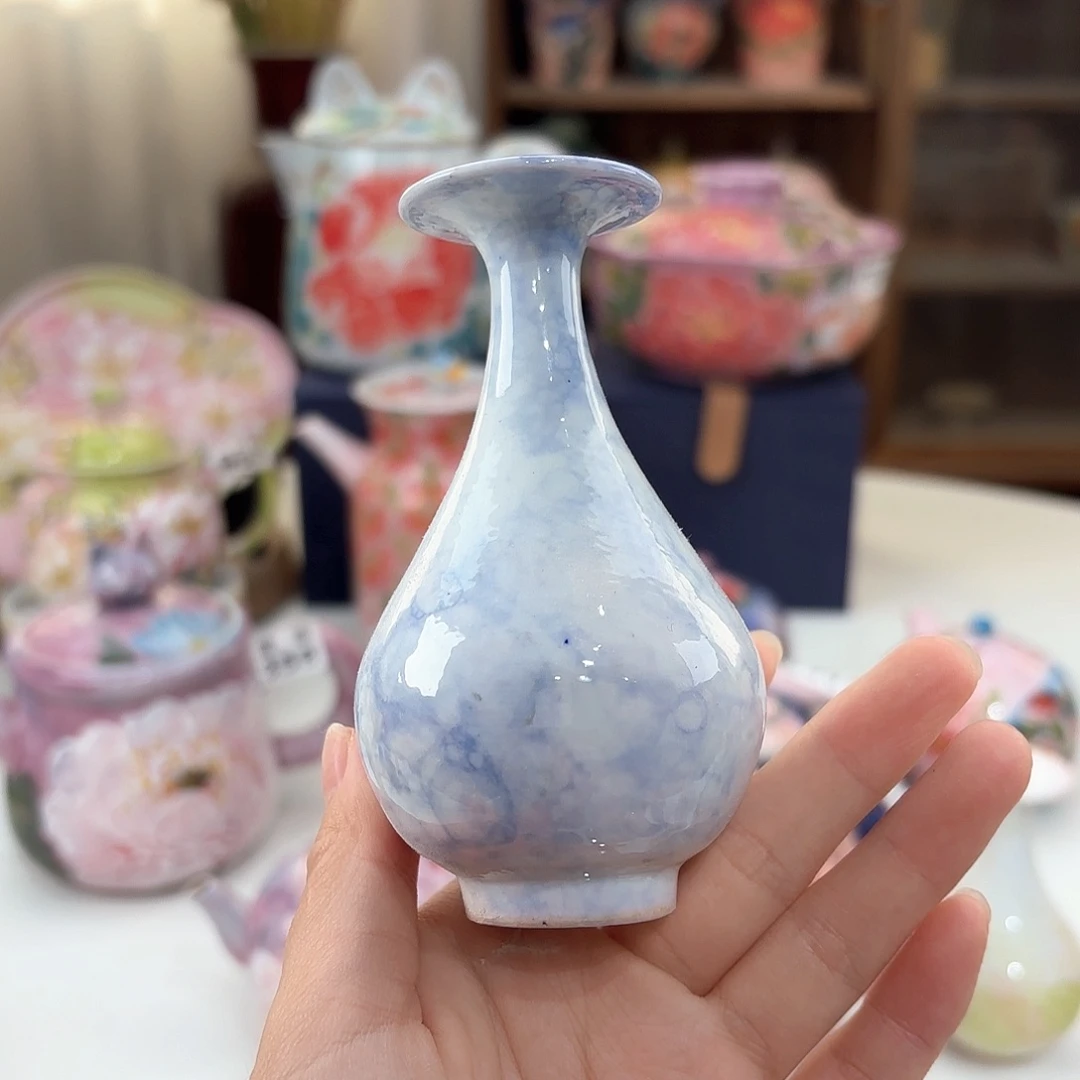 景德镇手绘高温釉下彩陶瓷茶具