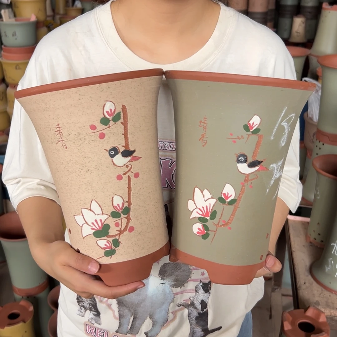 宜兴川阁紫砂花盆