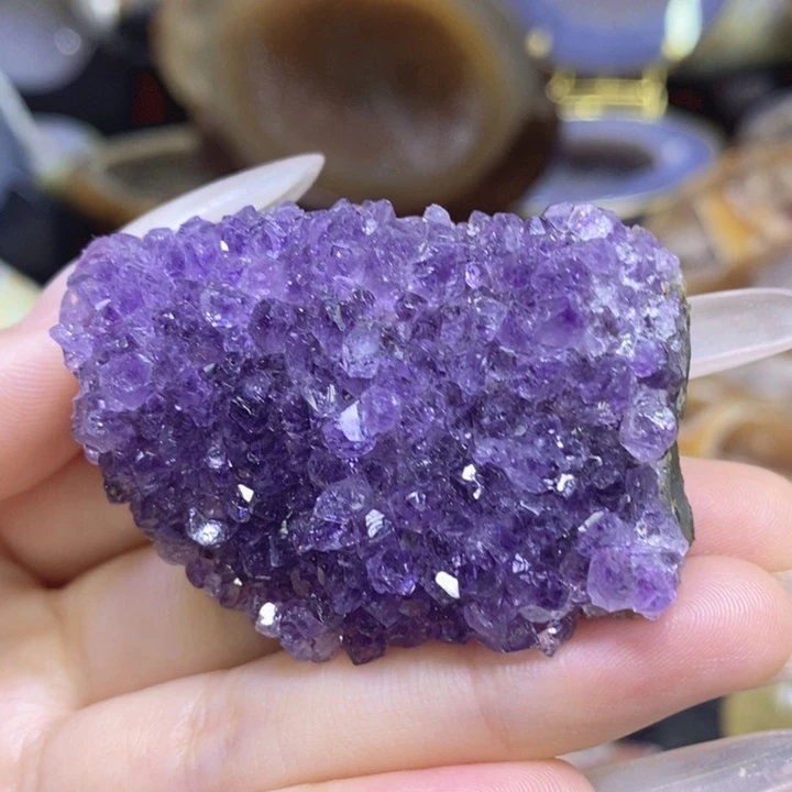 未镶嵌珠宝半成品紫晶紫晶块
