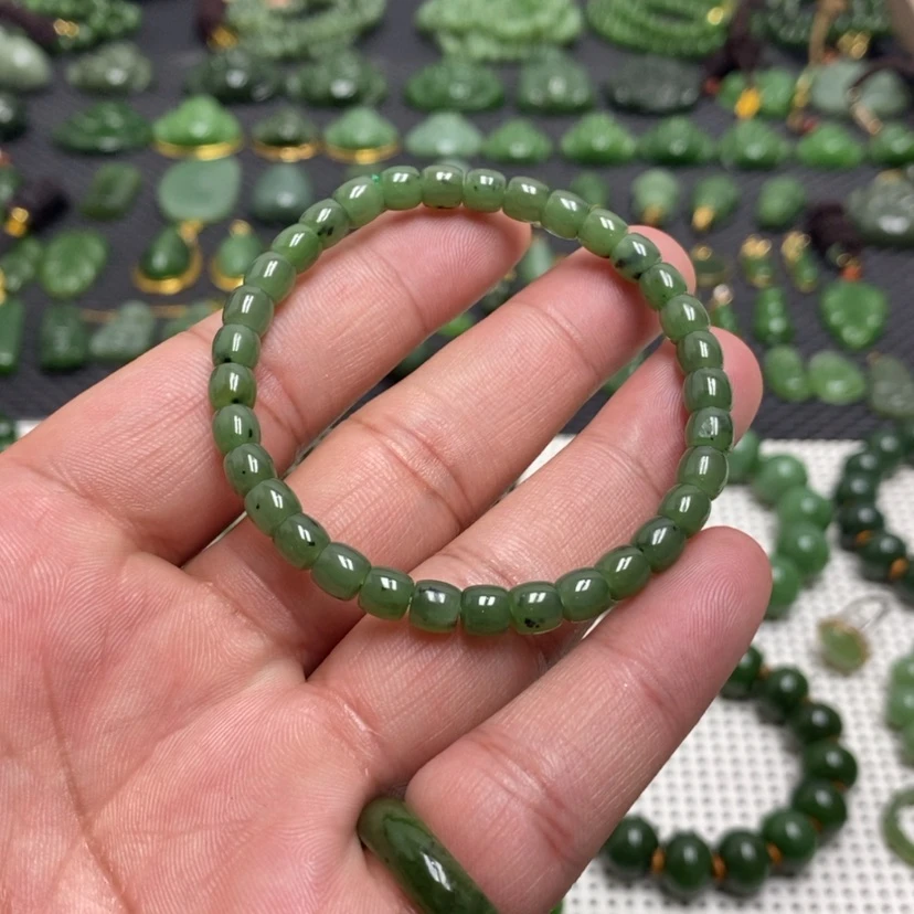 【闪购商品】和田玉（碧玉）手链未镶嵌