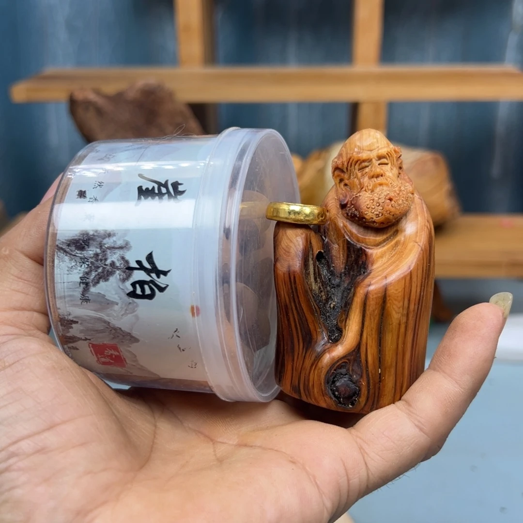 寧***ྋ木崖柏木摆件手把件