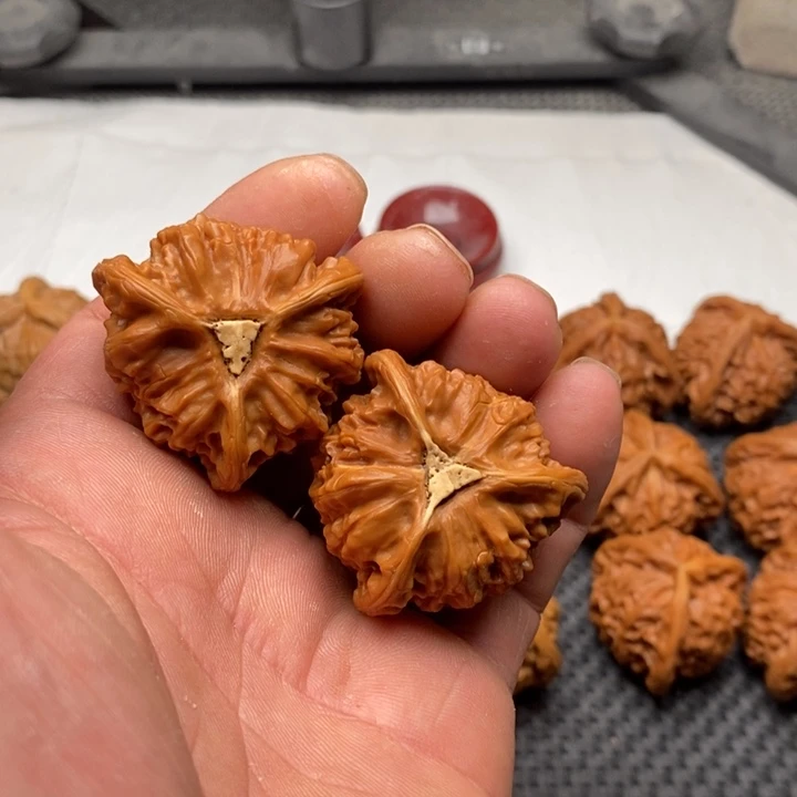 核桃把件摸*王拼接宫灯8