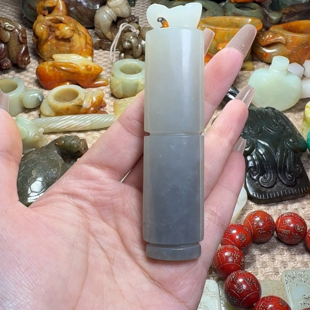 白玉菩提吊坠挂件