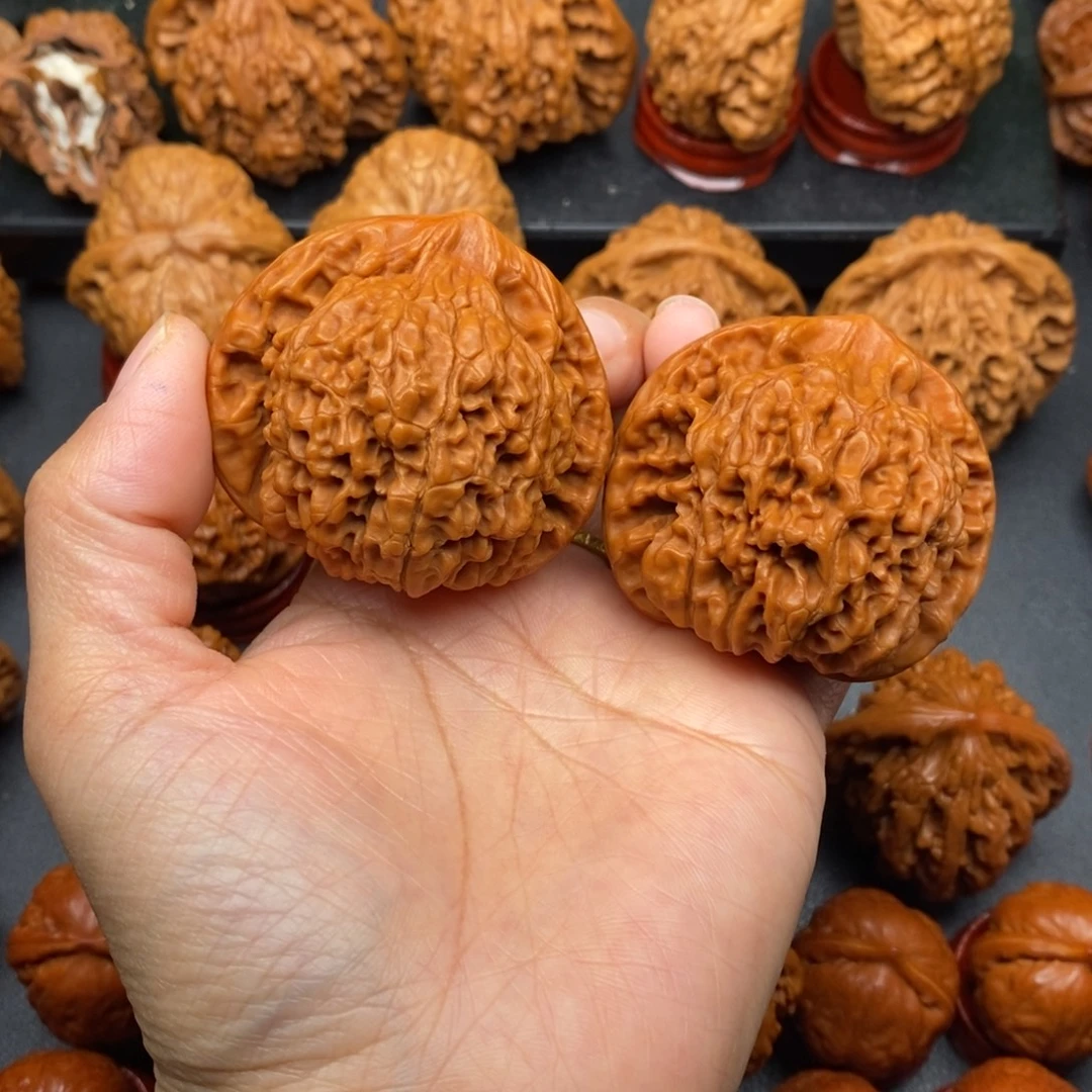 文玩核桃把件51官帽