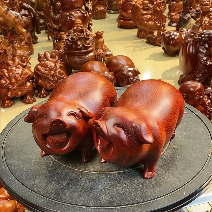 大果紫檀（缅甸花梨）缅甸花梨木猪