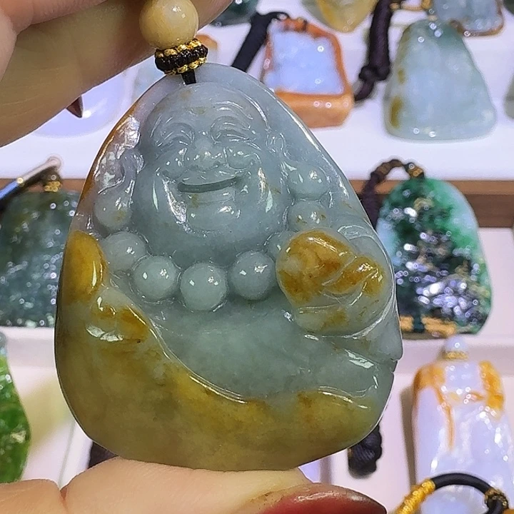 颈饰未镶嵌翡翠A货