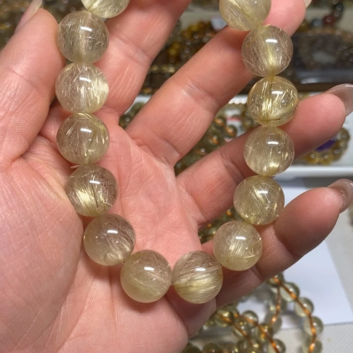 发晶手链未镶嵌天然发晶手链