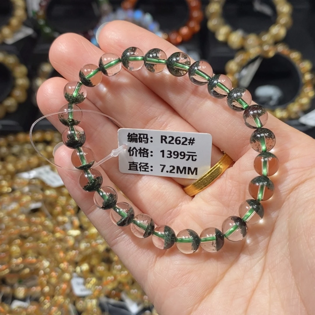 水晶手链未镶嵌R262#7.2mm