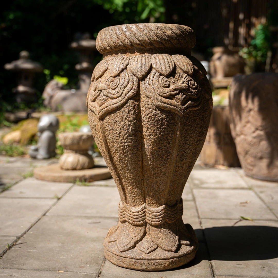 菊花台禅意庭院摆件