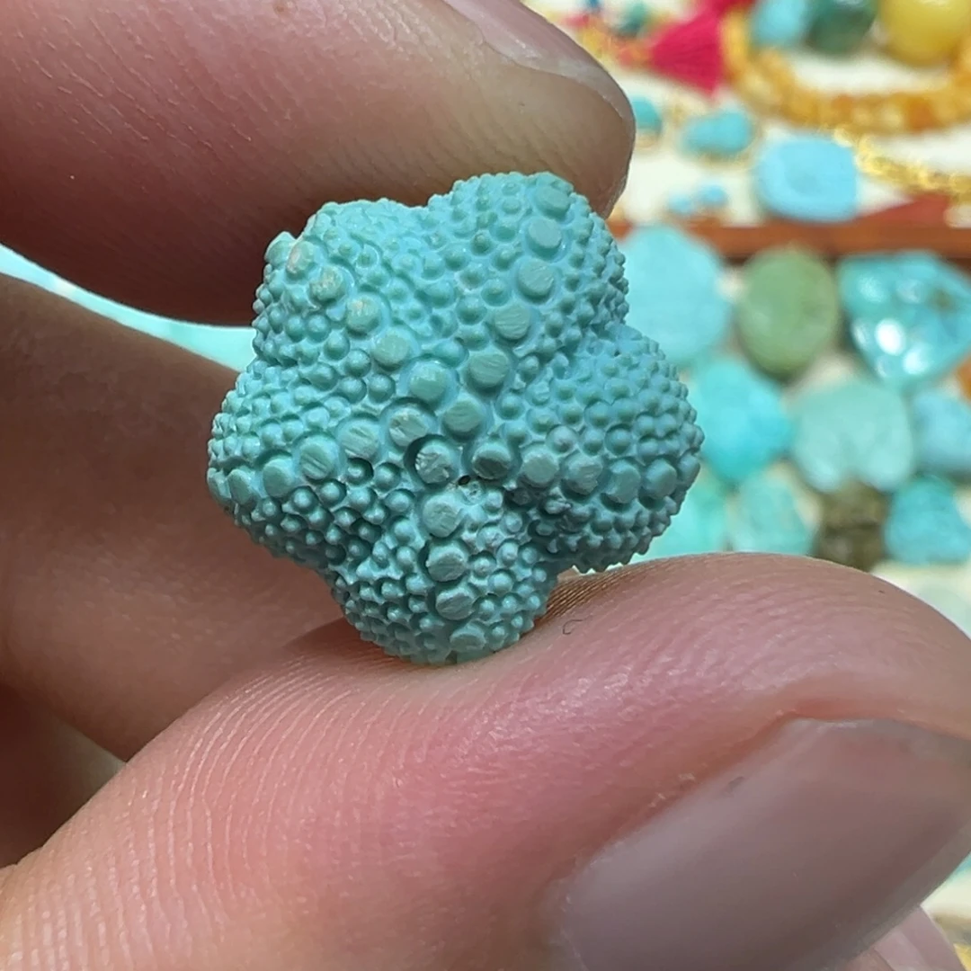 绿松石未镶嵌颈饰