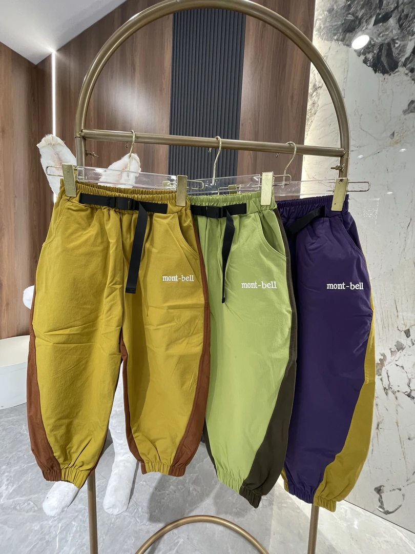 2025新款 男女宝宝中大童 春秋款四面弹 防泼水运动梭织户外裤