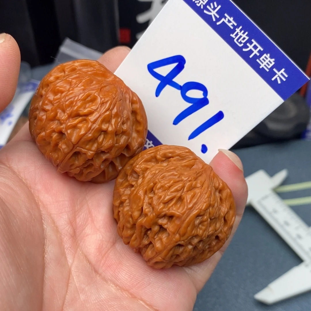 把件文玩核桃磨盘狮子头39