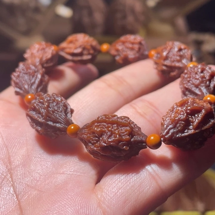 吊坠桃核异形橄榄核手串001