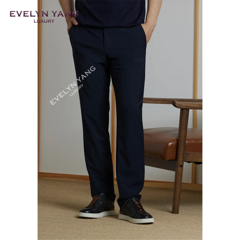 EVELYNYANG男士夏季新款风吹一夏2.0舒适户外透气弹力男士直筒裤