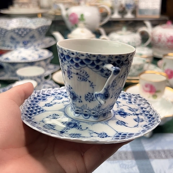 哥本哈根海神咖啡杯碟