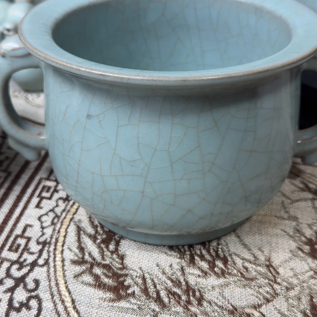 真***M陶摆件彼此彼此大概瓷