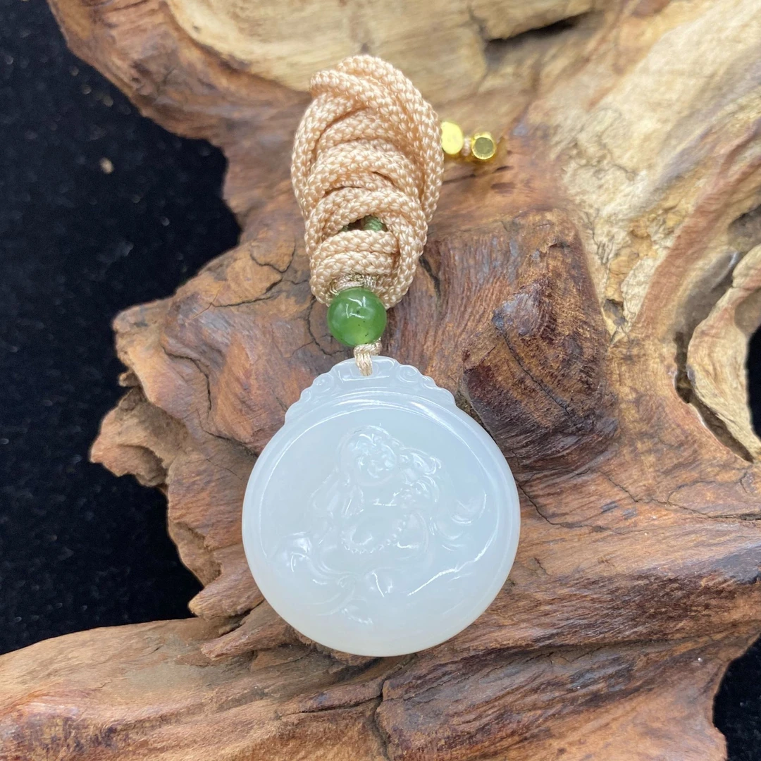 和田玉白玉佛公【小北质检】ZJH16Z17多样性发一29*27*11