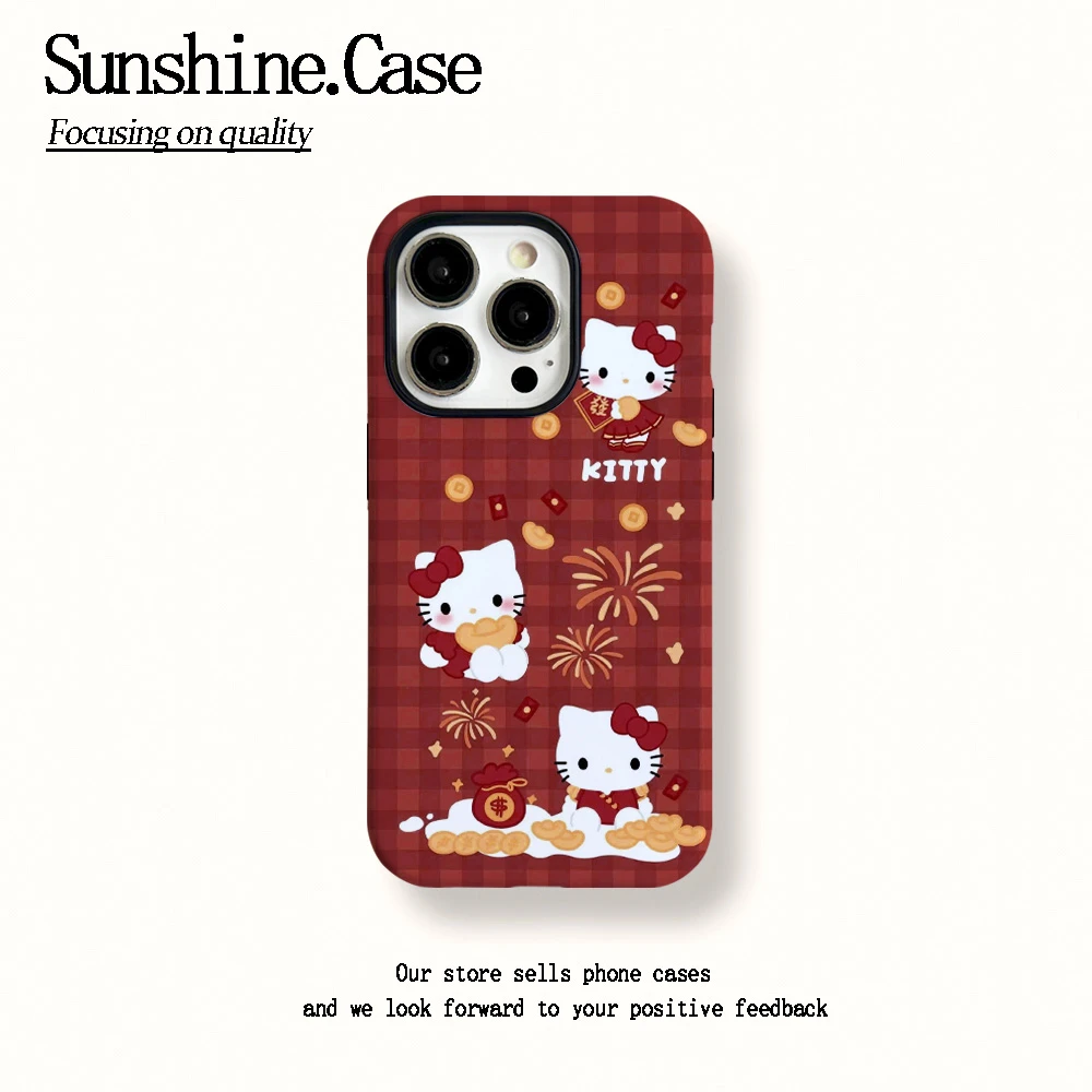 菲林二合一适用苹果华为vivo小米oppo手机壳烟花KT16PRO/15