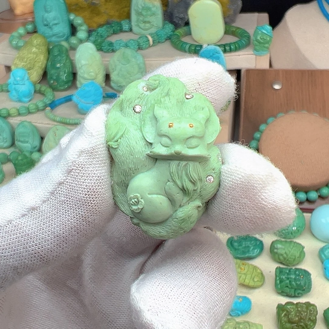 绿松石未镶嵌主播夏