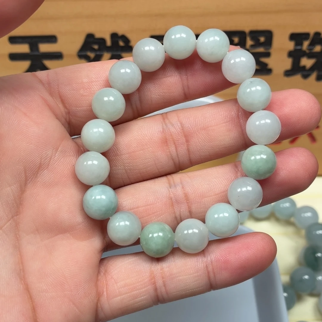 翡翠未镶嵌颈饰手串9.8