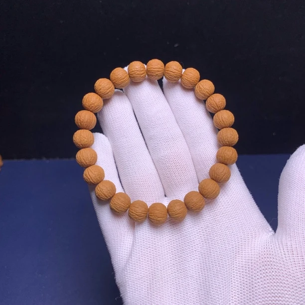 麒麟纹凤羽猴头核桃精品手串