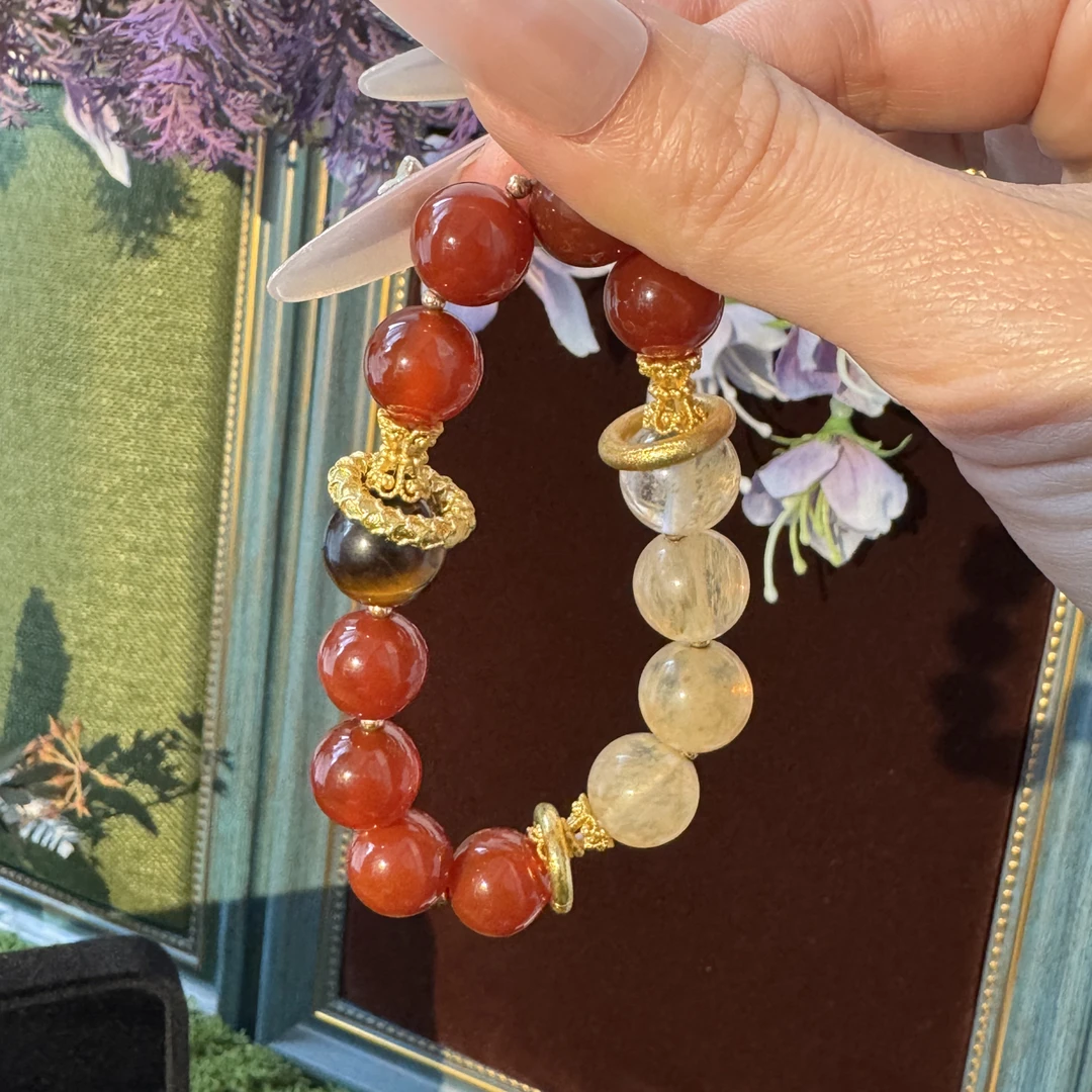 铜合金仿水晶手链 Nanya饰品｜手链008