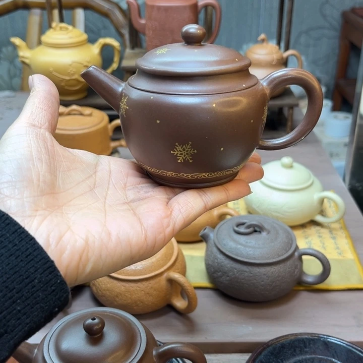 *****茶壶紫砂手工制作原矿紫砂